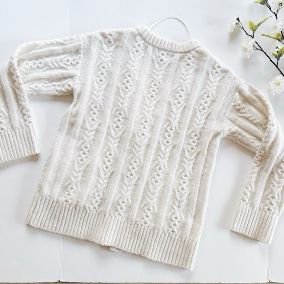 Target A New Day Cardigan Chunky Sweater Cream - Picture 9 of 11